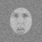 Facial expression in noise stimulus